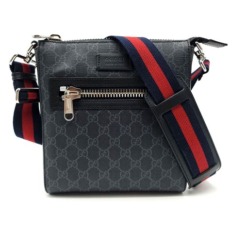 gucci flat messenger bag ราคา|Gucci กระเป๋า GG Black small messenger bag.